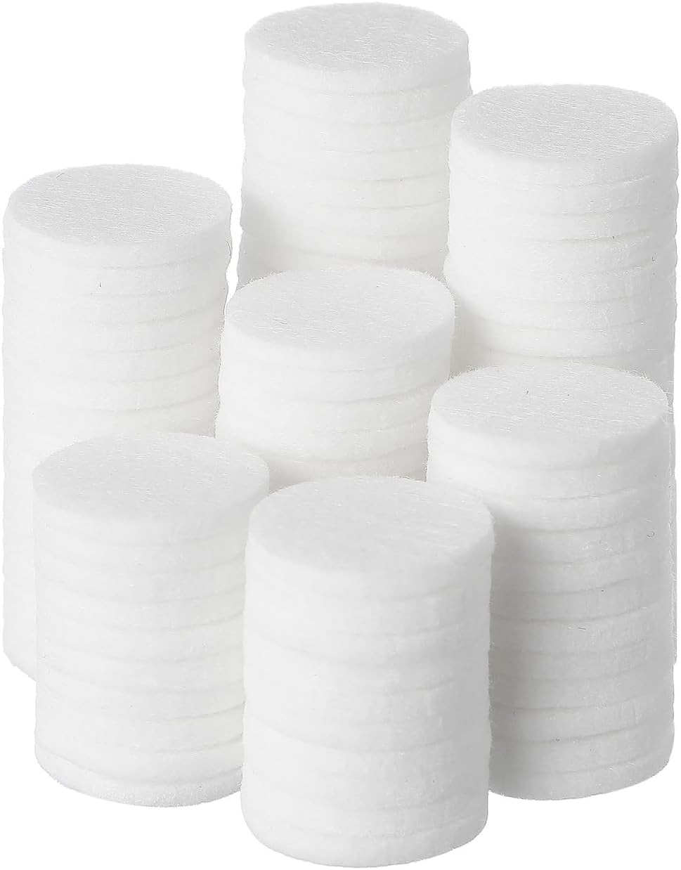 PRETYZOOM 100Pcs Essential Oil Diffuser Refill Pads Cotton Aromatherapy Pads for Necklace Locket Aroma Diffuser Pendant Accessories 0.88 x 0.88 Inch