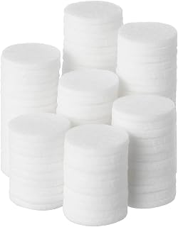 PRETYZOOM 100Pcs Essential Oil Diffuser Refill Pads Cotton Aromatherapy Pads for Necklace Locket Aroma Diffuser Pendant Accessories 0.88 x 0.88 Inch