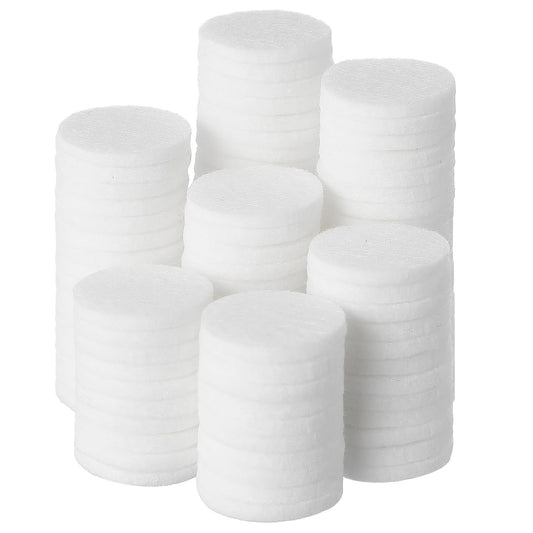 PRETYZOOM 100Pcs Essential Oil Diffuser Refill Pads Cotton Aromatherapy Pads for Necklace Locket Aroma Diffuser Pendant