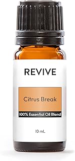 Citrus Break Essential Oil Blend by Revive Essential Oils - 100% Pure Therapeutic Grade, for Diffuser, Humidifier, Massage, Aromatherapy, Skin & Hair Care