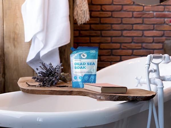 Dead Sea Bath Salt (Unscented), 2 Pound (Pack of 1), White