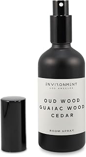 ENVIRONMENT Inspired by Designer TF Oud Wood Room Spray, 100ml Air Freshener (Oud Wood | Guaiac Wood | Cedar) Home Fragrance Accessories, Room Perfume, Room Deodorizer, Vegan & Cruelty-Free