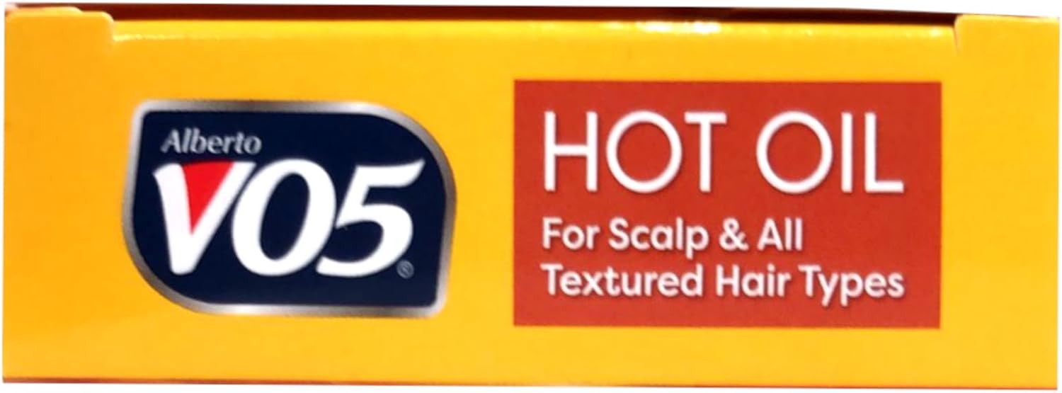 Alberto VO5 Moisturizing Hot Oil Treatment - Hot Oil Hair Treatment - Rehydrates and Protects Dry, Damaged Hair - With 5 Oils and 5 Vitamins - 0.5 oz