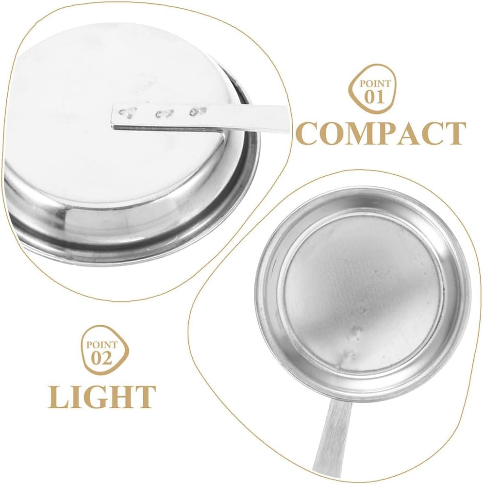 2Pcs Stainless Steel Candle Snuffer Extinguisher with Handle for Candles Oil Lamps Multi Functional Wick Extinguisher Portable Fire Safety Accessory