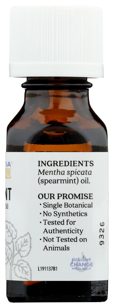 Aura Cacia Pure Aromatherapy, Spearmint, Animating, .5-Ounces (Pack of 4)
