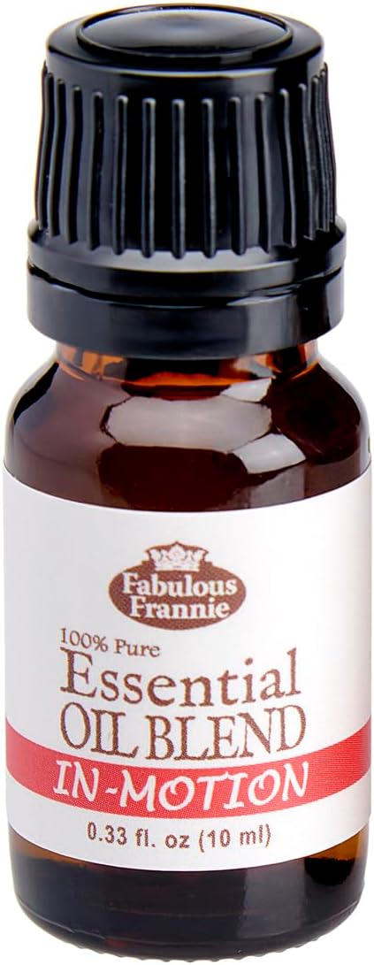 Fabulous Frannie in-Motion Pure Essential Oil Blend 10mL Made with Lavender, Lemon, Peppermint, Ginger and Anise 10ml