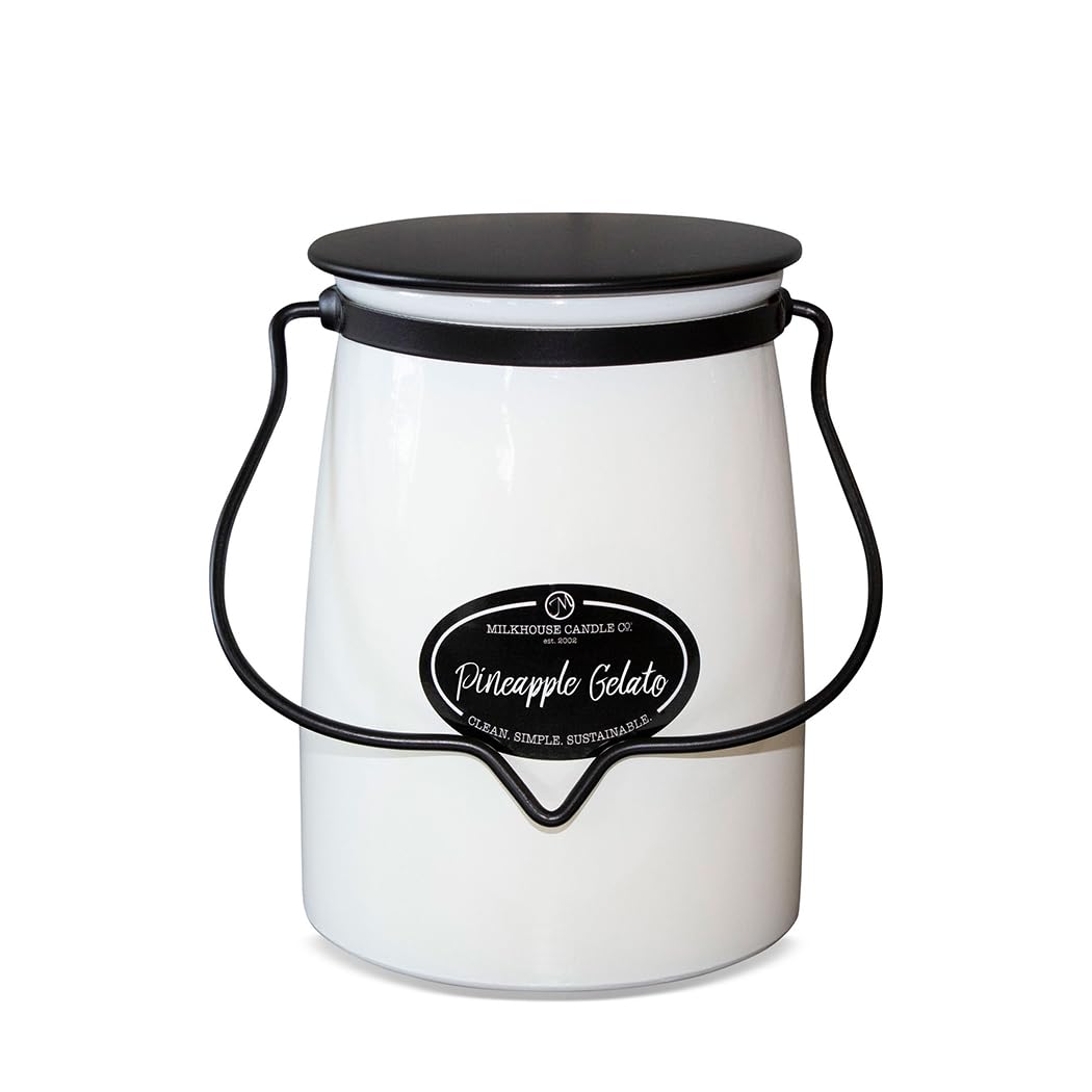 Milkhouse Candle Company Pineapple Gelato Soy Candle - Pineapple