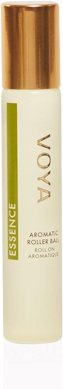 VOYA Essence Essential Oil Roll On, 100% Natural Aromatherapy Oils, Lime and Mandarin Scent, 10ml/0.338 fl.oz