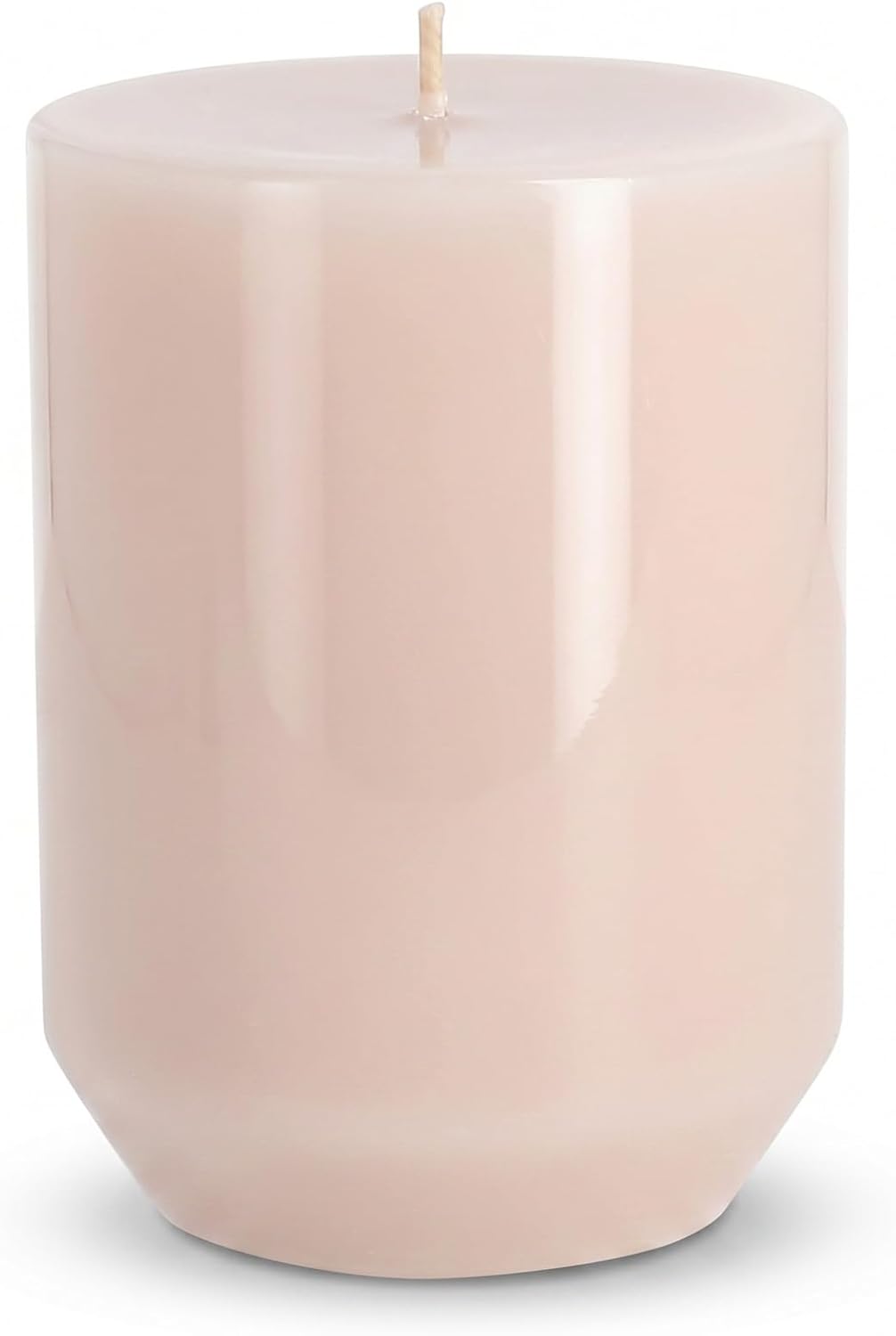 Bougies la Française Scented Pillar Candle, Peony Pink with Rose, Red Fruits and Elderberry Blossom, Made in Tunisia, Approx. 45-Hour Burn Time, 2.76 x 3.74 Inches
