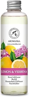 Lemon & Verbena Refill Reed Diffuser 6.8 Fl Oz - Room Diffuser Refill - Home Fragrance - Room Freshener - Fresh and Long Lasting Fragrance