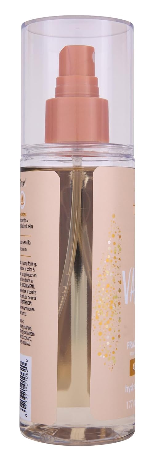 Tree Hut Vanilla Hair & Body Mist, Hydrating & Alcohol-Free Body Spray, Fragrance with Vanilla, Sandalwood & Coconut Notes, Alcohol-Free Formula, Spray, 6 Fl Oz.