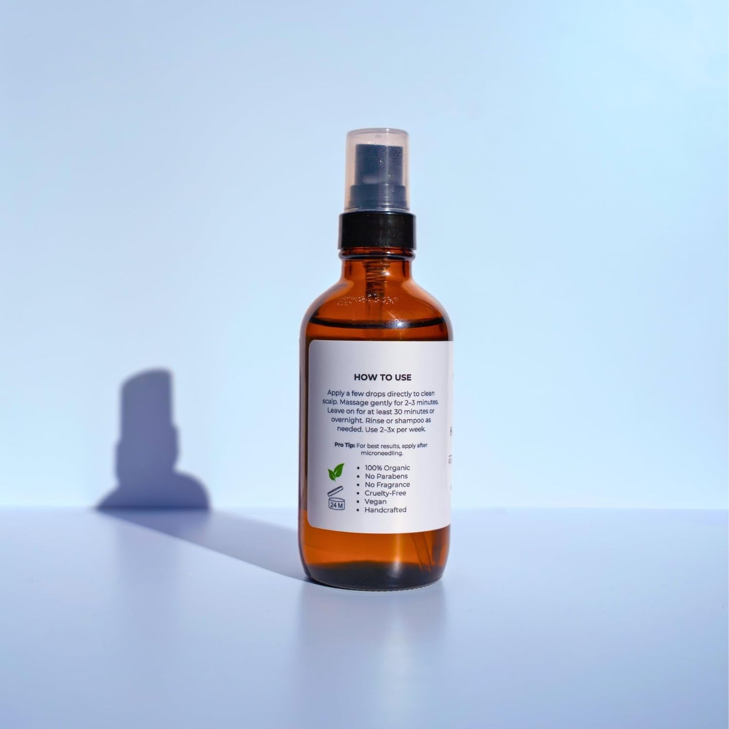 beautimate USDA Organic Rosemary Hair Growth Serum – 5% Rosemary & Castor Oil Blend for Thicker, Fuller Hair – Natural Scalp Treatment for Thinning Hair – Made in USA, Vegan, Cruelty-Free, Jumbo 4oz