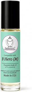 Compare to Aroma Compatible with Hero for Men Fragrance Body Oil on 1/3 oz (9.86ml) Travel Size Roll-On Botlle