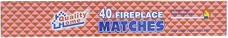 Fireplace Matches, 11" Long, Box of 40