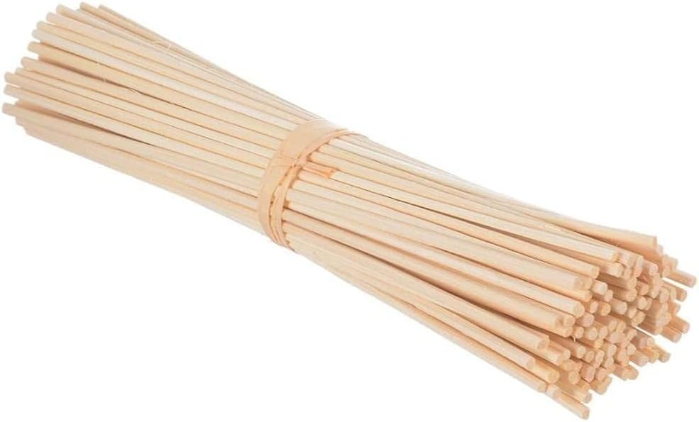 30Pcs Wood Rattan Reed Sticks, Fragrance Diffuser Reed Sticks, Essential Oil Aroma Diffuser Replacements Sticks for Home,Office,Wedding Decor Useful and Fashion