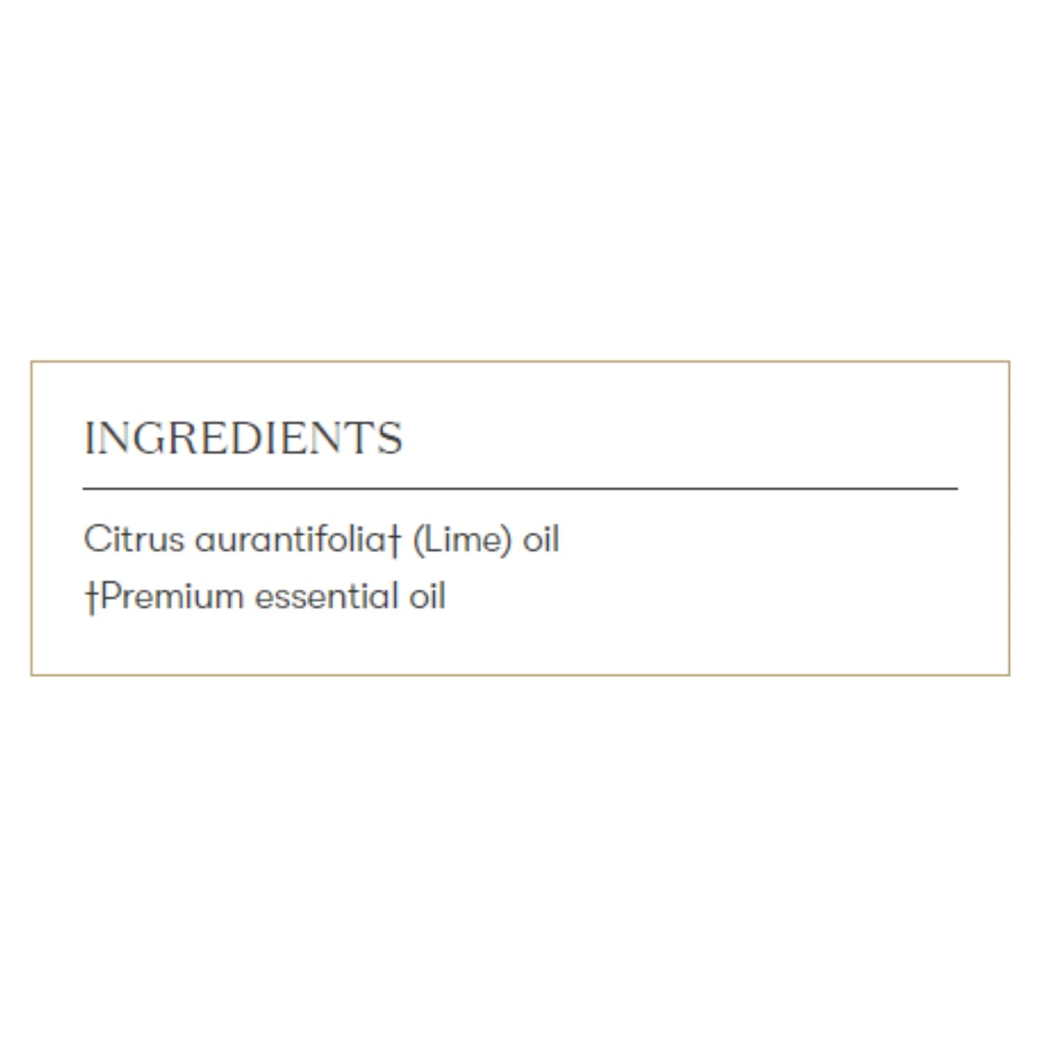 Young Living Lime Essential Oil 15 ml | Bright Citrus Aroma for Diffusers, Massage & Aromatherapy | Cold Pressed Lime Peel Botanical Oil | Fresh Zesty Fragrance | Seed to Seal Quality