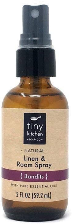 Bandits Essential Oil Linen and Room Spray - Handmade Natural Aromatherapy Air Freshener (2 fl oz)