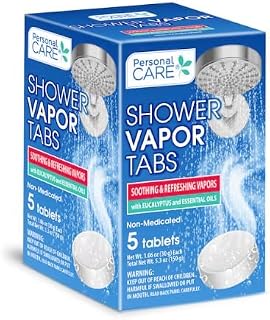 Aromatherapy Shower Steamers – Eucalyptus & Menthol Spa Tablets (10 Count) | Relaxation Vapor Tablets for Sinus Relief & Stress Relief | Home Spa Self Care