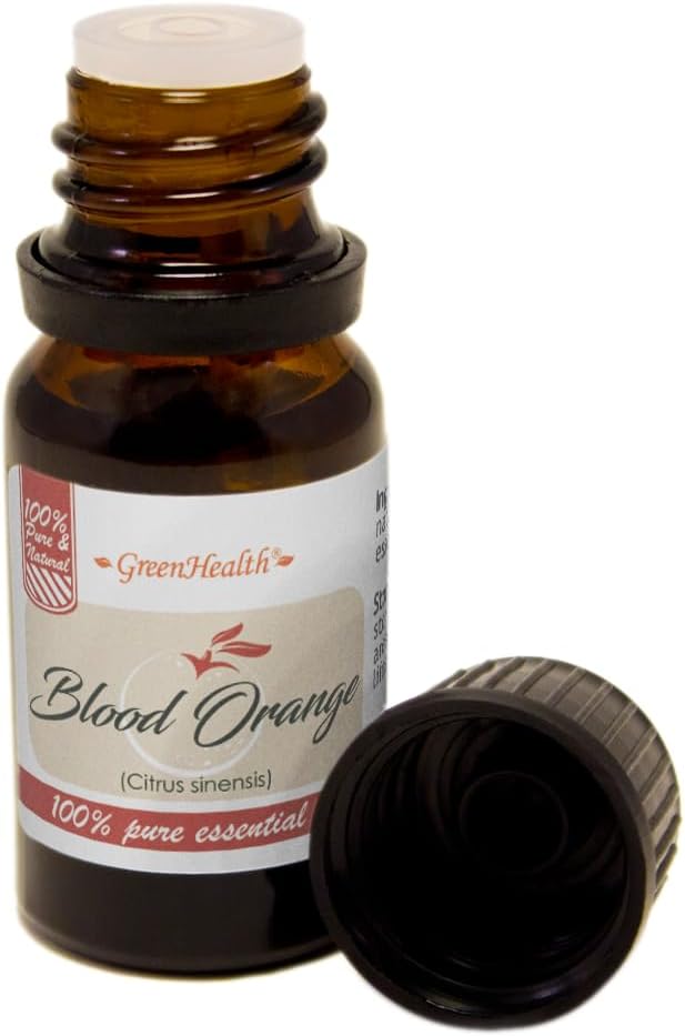 Blood Orange – 1/3 fl oz (10 ml) Glass Bottle – 100% Pure Essential Oil – GreenHealth