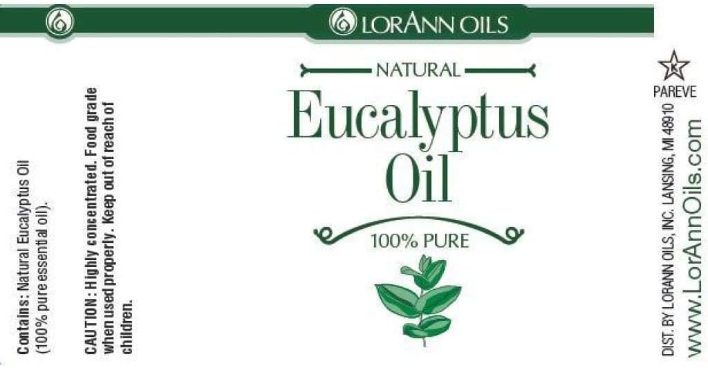 LorAnn Eucalyptus Oil (100% Pure Food Grade Essential Oil), 1 Ounce Bottle