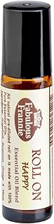 Fabulous Frannie Happy Essential Oil Blend Roll-On Pre-diluted Made with 100% Pure Essential Oil Blend of Bergamot, Grapefruit, Ylang Ylang and Coconut Carrier Oil 10ml (Pack of 1)