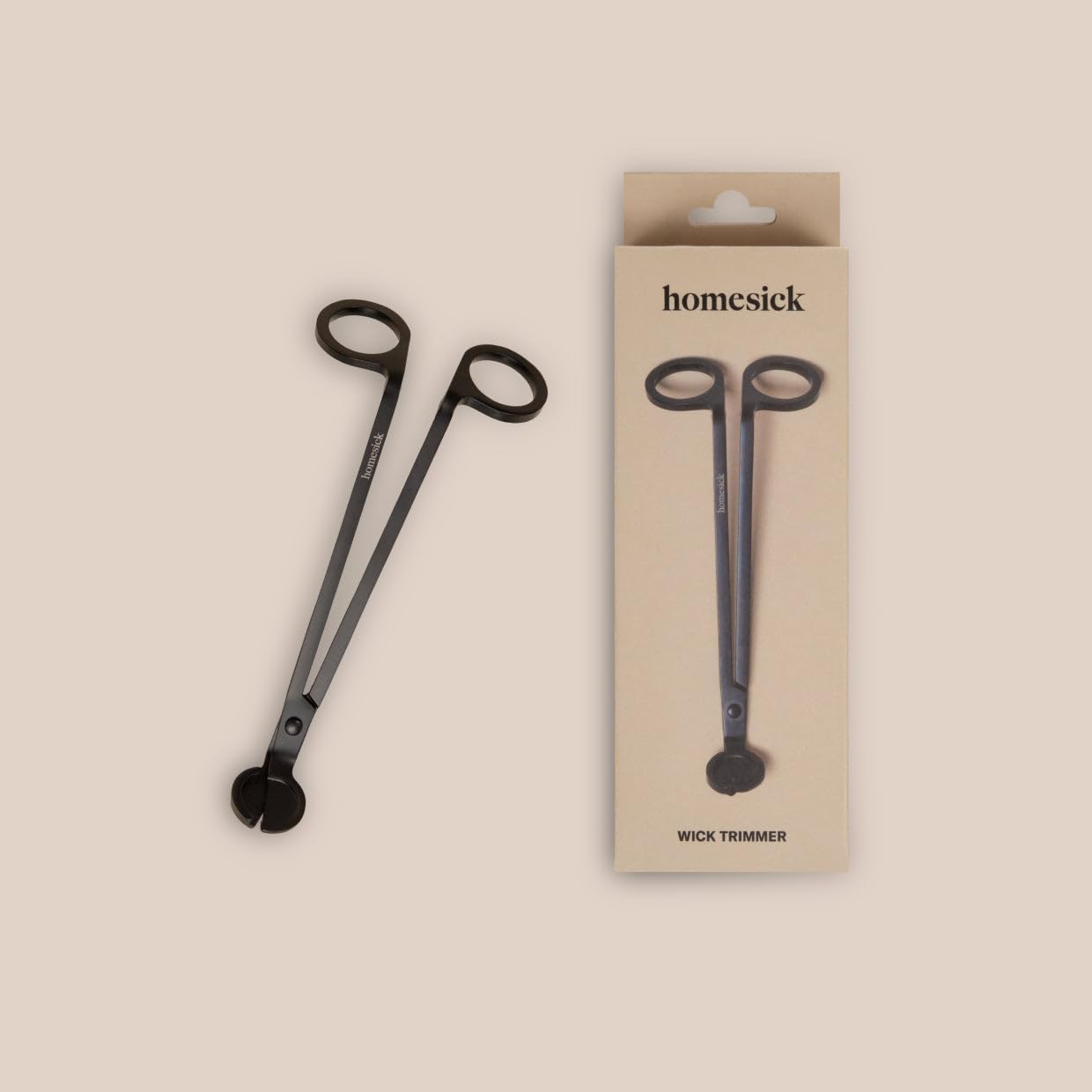Homesick Candle Wick Trimmer, One Size, Dark Tone Metal