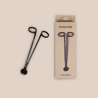 Homesick Candle Wick Trimmer, One Size, Dark Tone Metal