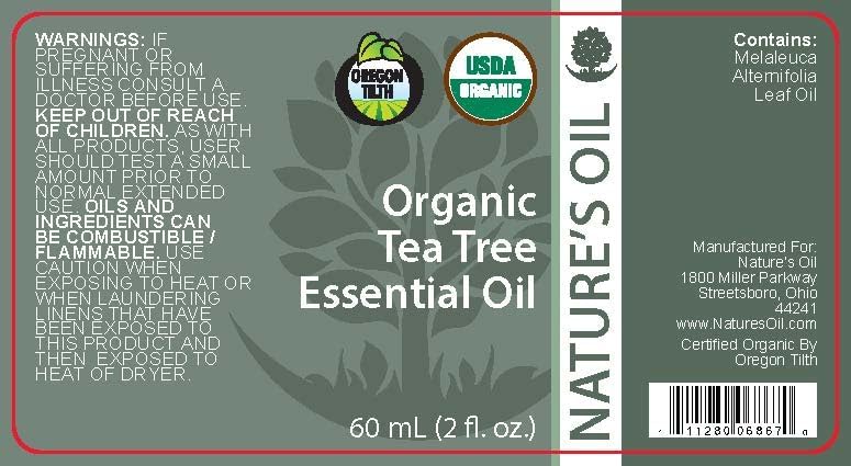 Best Tea Tree Essential Oil Pure Certified Organic Therapeutic Grade 60ml