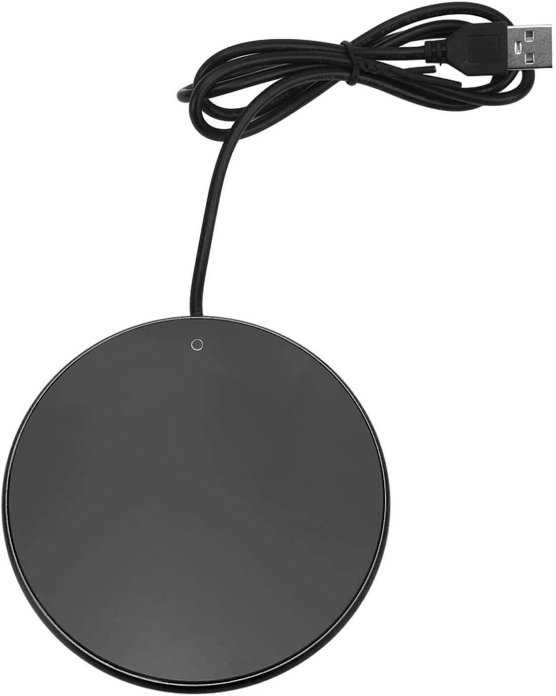 USB Candle Warmer Plate Auto Shut Off Small Portable Coffee Heater for Home Office Black