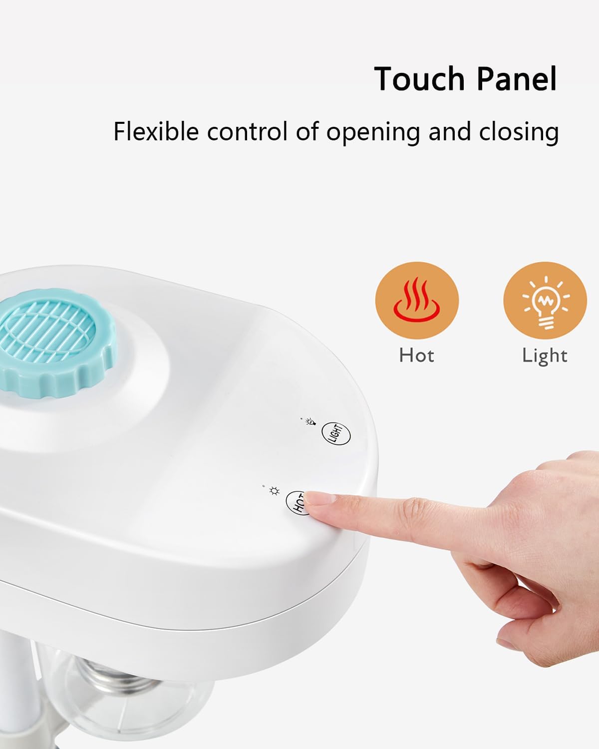 Artist hand Facial Steamer Professional 2 in 1 Hot Face Steamer with 5X LED Magnifying Lamp, Esthetician Face Steamer for Facial Deep Cleansing, Fast Heat Moisturizing for Beauty Salon Spa Home Use
