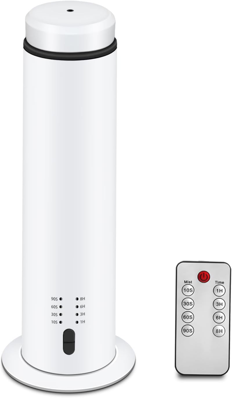 Waterless Scent Essential Oil Diffuser for Hotel,Whole House,Large Room, Office，Home，200ML Large Capacity, Covering 1500 Square feet (XL-White)