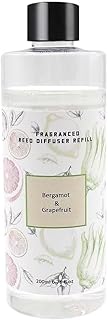 Scent Diffuser Oil Refill | 6.76 fl oz(200ml) Home Fragrance Defusers | Scented Aroma Essential Oil Reed Diffuser Bergamot&Grapefruit 200ml