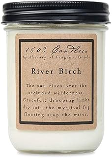 1803 Candles - 14 oz. Jar Soy Candles - (River Birch)