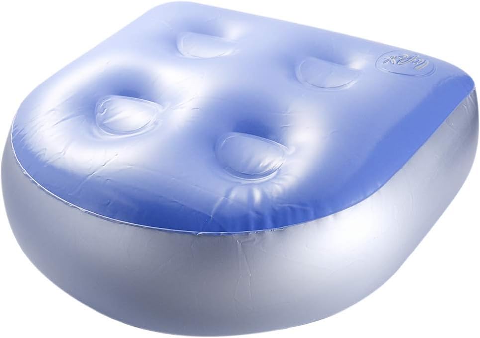 Spa and Hot Tub Booster Seat Inflatable Bathtub Massage Cushion Massage Mat with Suction Cups Soft Back Support Bath Spa Pad For Adults Kids