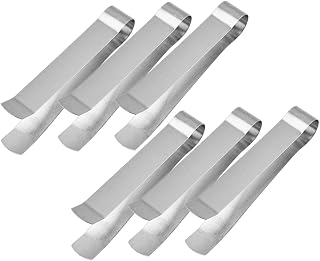 PRETYZOOM Candle Wick Extinguisher Tool 6pc Set Stainless Steel Candle Tweezers Aromatherapy Wick Trimmer Snuffer for Soot-Free Extinguishing