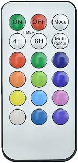 Niceme 18-Key Flameless Candle Remote Control 24H Cycle Automatic Timer Replacement Accessory with Replaceable CR2025 Battery for Multi Color Changing Candles (Only for Niceme Candles)
