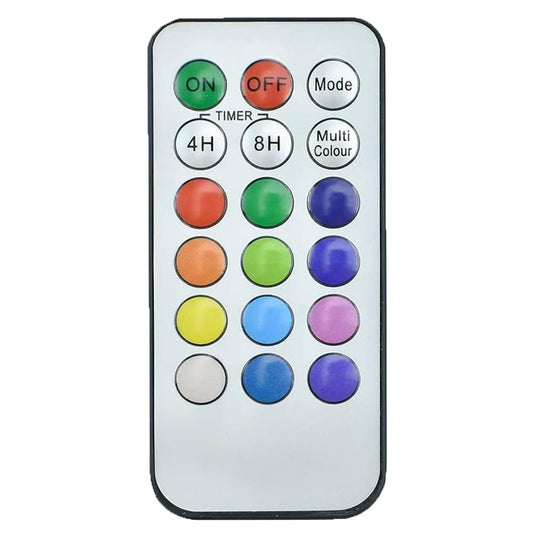 Niceme 18-Key Flameless Candle Remote Control 24H Cycle Automatic Timer Replacement Accessory with Replaceable CR2025 Battery