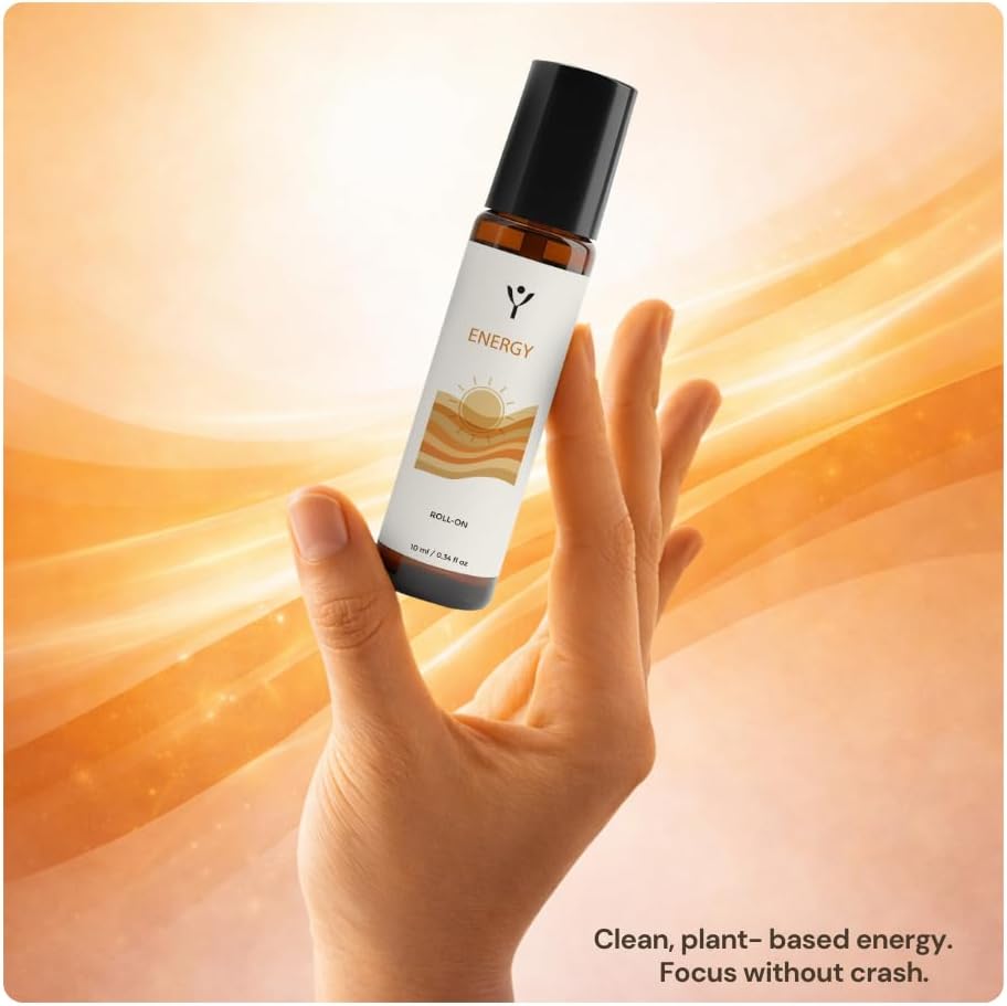 Peppermint Essential Oil Roll On for Energy & Focus