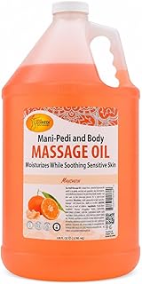 SPA REDI Mandarin Massage Oil – Professional & Family Skin Nourishment Treatment | Legacy of Trust & Universal Gentleness | Premium Nourishment for Loyalty & Peace of Mind | 128 Oz Gallon