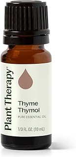 Plant Therapy Thyme Thymol Essential Oil 10 mL (1/3 oz), 100% Pure, Undiluted, Natural Aromatherapy for Immune Support and Digestive Relief