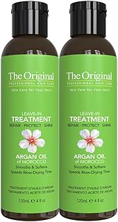 DermOrganic Original Argan Oil Leave-In Hair Treatment 4 oz (2 pack)