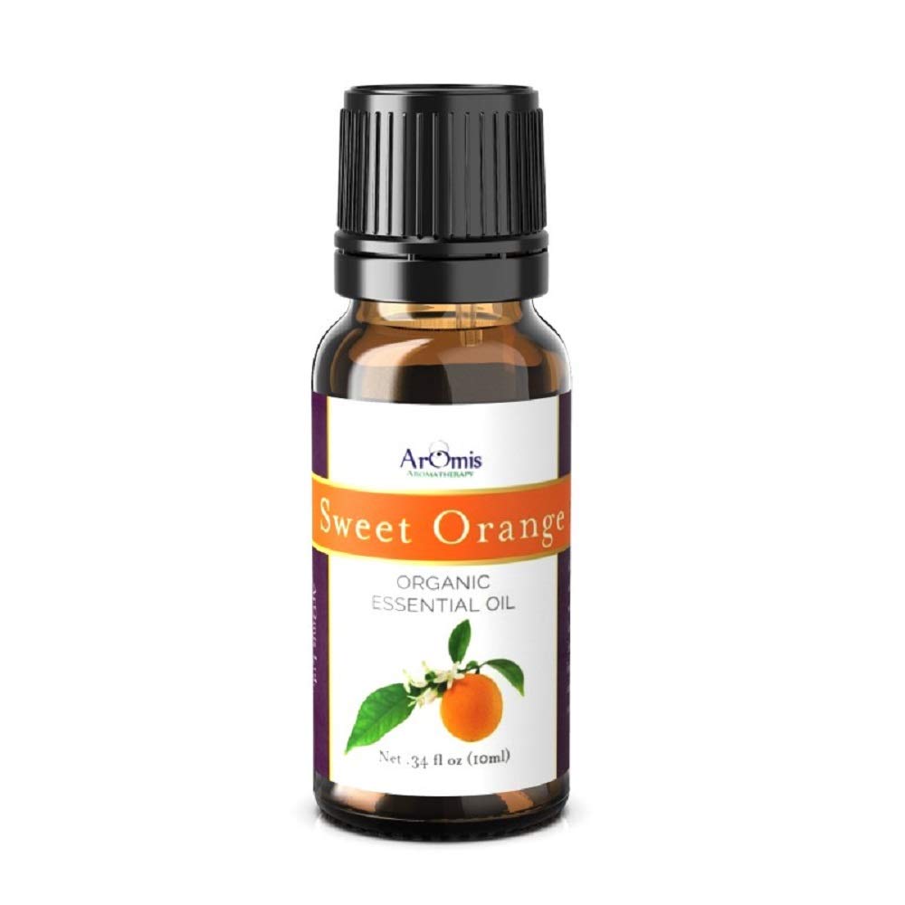 ArOmis Organic Sweet Orange Essential Oil - 100% Pure Therapeutic Grade - 10ml