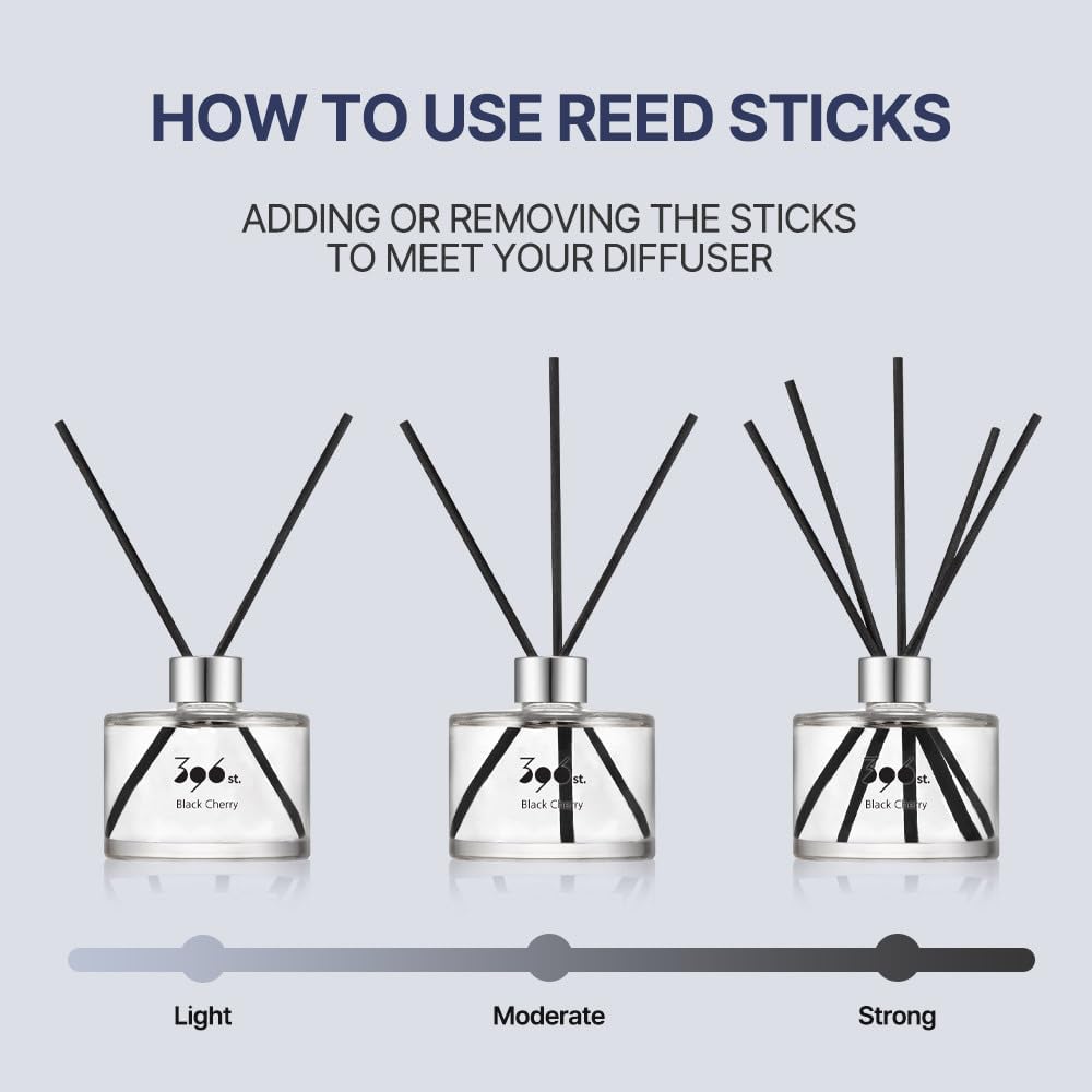 396 st. Reed Diffuser, Vanilla Lavender, 200ml(6.7oz) / Reed Diffuser Sets, Home Fragrance, Scented Oils, Home & Bathroom Décor
