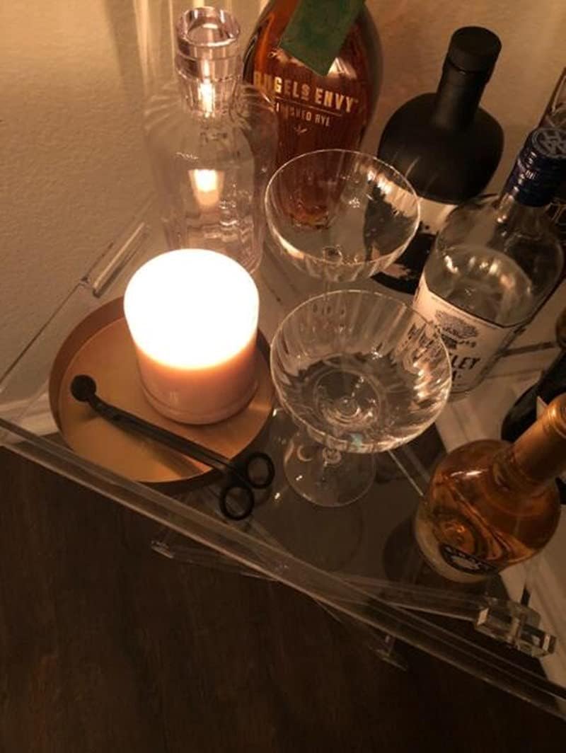 Aoshang Candle Wick Trimmer,Stainless Steel Wick Clipper Cutter, Scissors, Candle Tool, Help You to Safely Remove, Controllable The Flame and Cleaner Burn