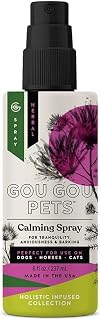 Holistic Natural Derived Calming Pet Spray for Anxiety: Providing Stress Relief: Veterinarian Recommended - Made in USA - 8 oz