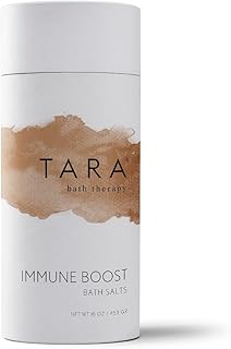 TARA Spa Therapy Immune Boost Bath Salts – Fortifying Aromatherapy Soak with Eucalyptus & Tea Tree, 100% Pure Essential Oils, 16 oz