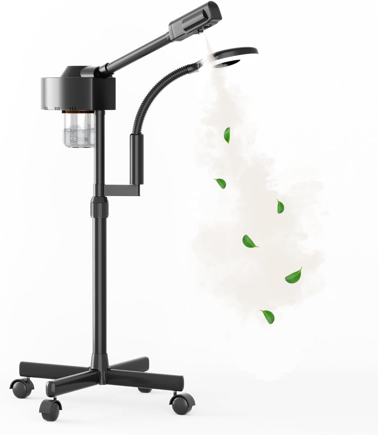 Facial Steamer with Magnifying Lamp, 2 in 1 Ozone Steamer for Face Professional, Professional Facial Steamer for Esthetician, Salon & Spa Face Beauty Equipment.