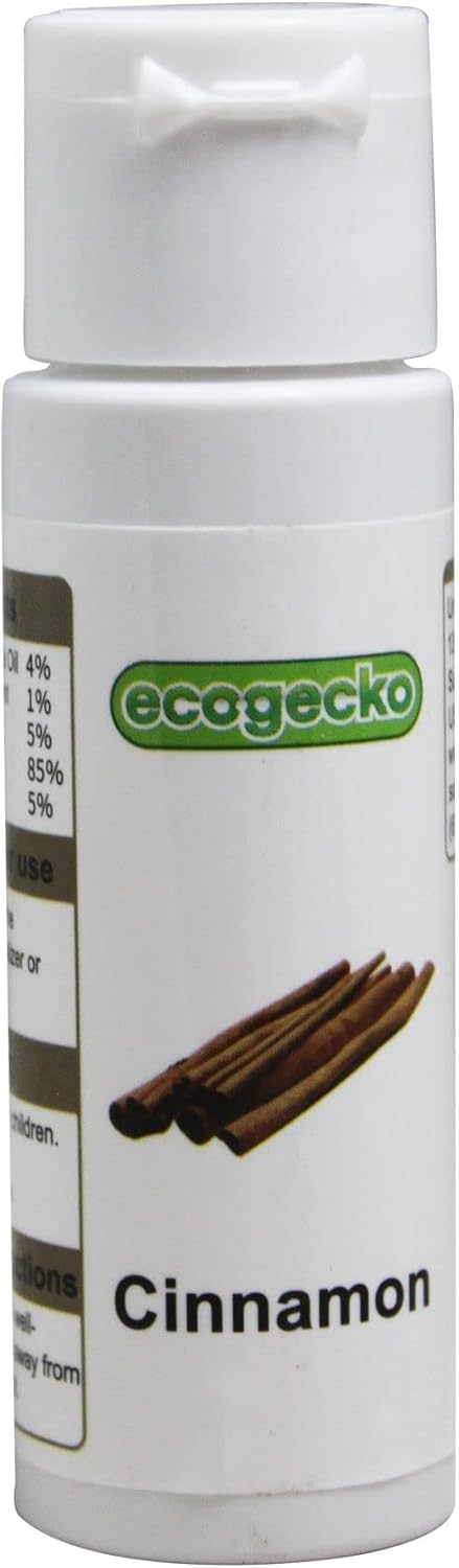 Ecogecko Fragrant Aroma Oil for Water Based Air Revitalizer Air Freshener, 4 Scent Pack (Cinnamon, Eucalyptus, Lavender and Orange Peel) 4x30ML