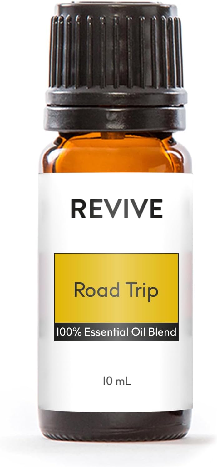 Road Trip 10mL Essential Oil Blend by Revive Essential Oils - 100% Pure Therapeutic Grade, for Diffuser, Humidifier, Massage, Aromatherapy, Skin & Hair Care
