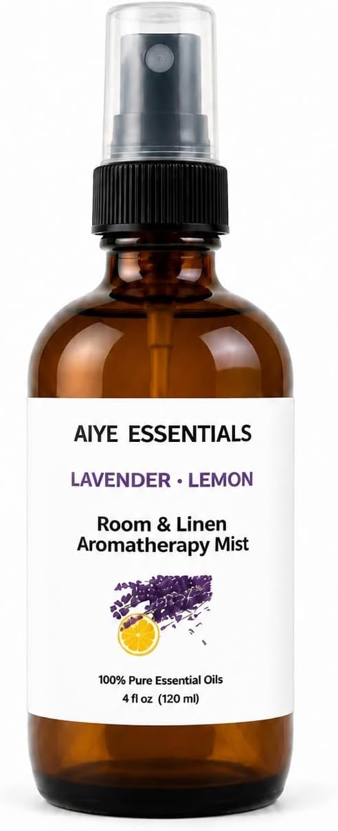 Aiye Essentials Lavender Lemon Room, Linen &amp; Fabric Spray, 4 fl oz